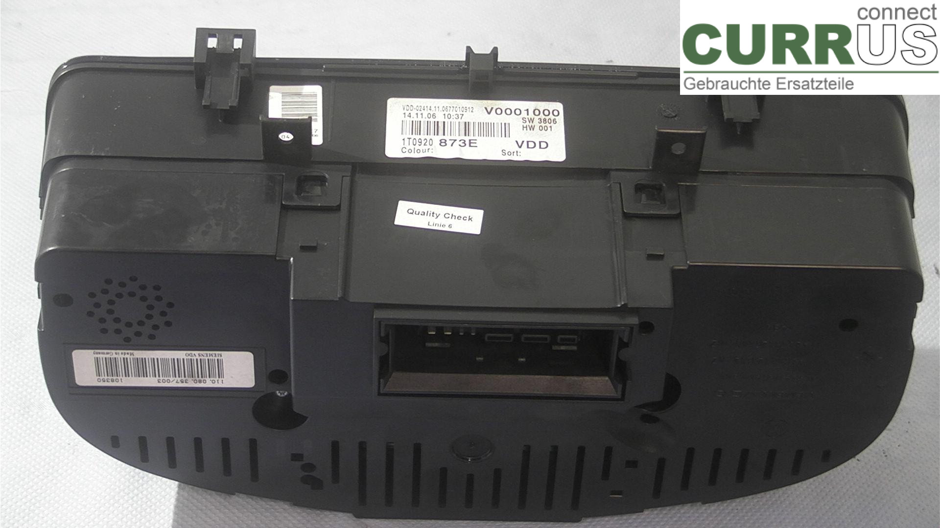 Instrument cluster / comb 1T0920873E 2.0TDI