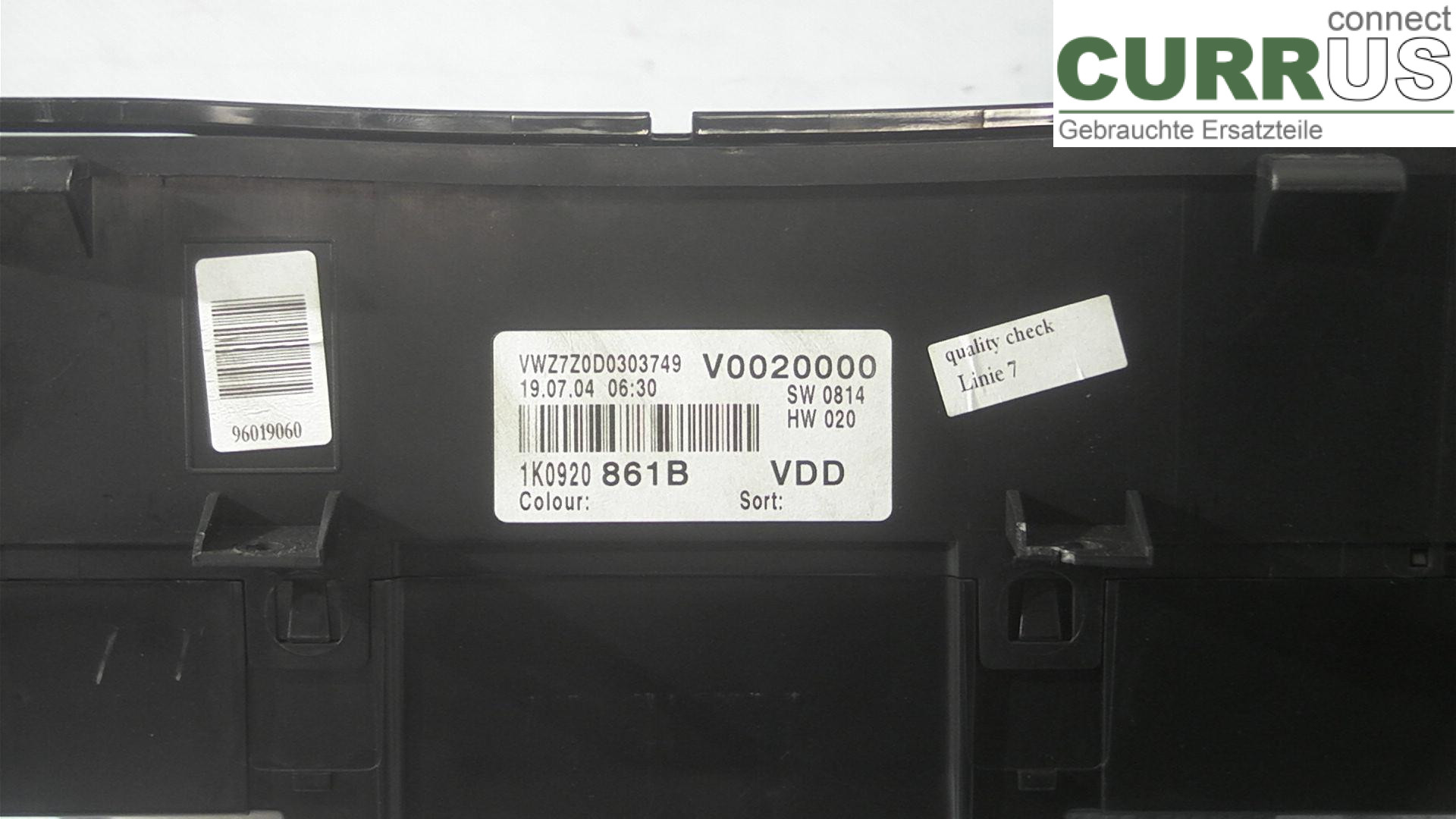  Instrument cluster / comb 1K0920061B 2.0TDI