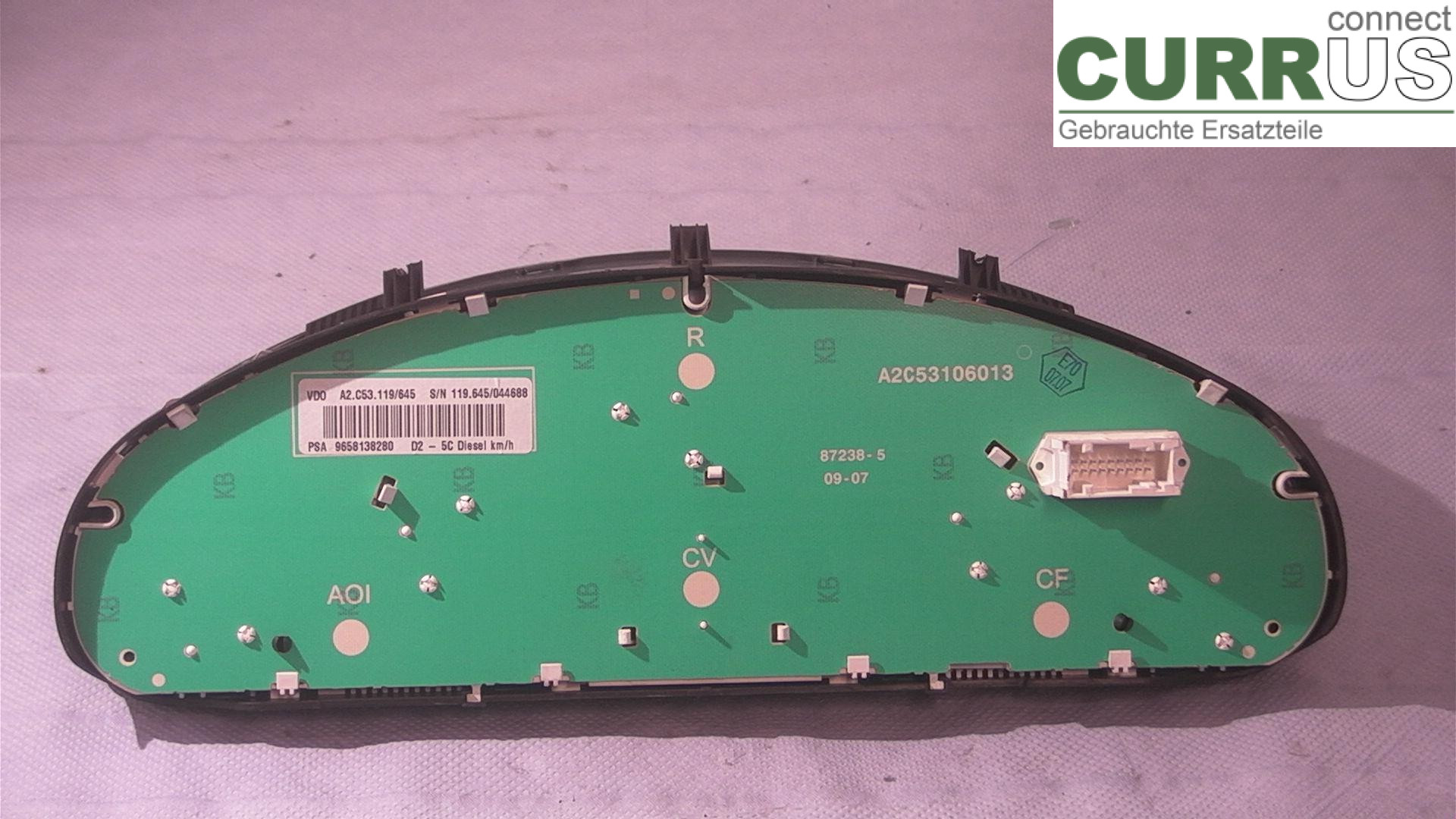  Instrument cluster / comb 9658138280 1.6HDI