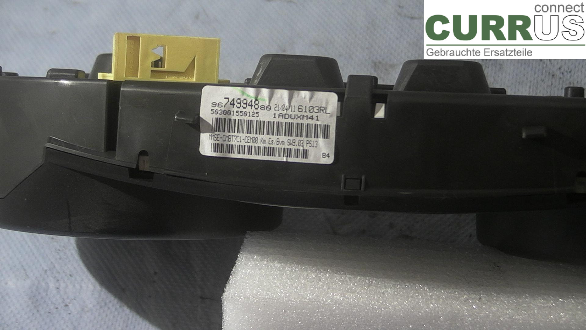  Instrument cluster / comb 9674994880 1.6EK4