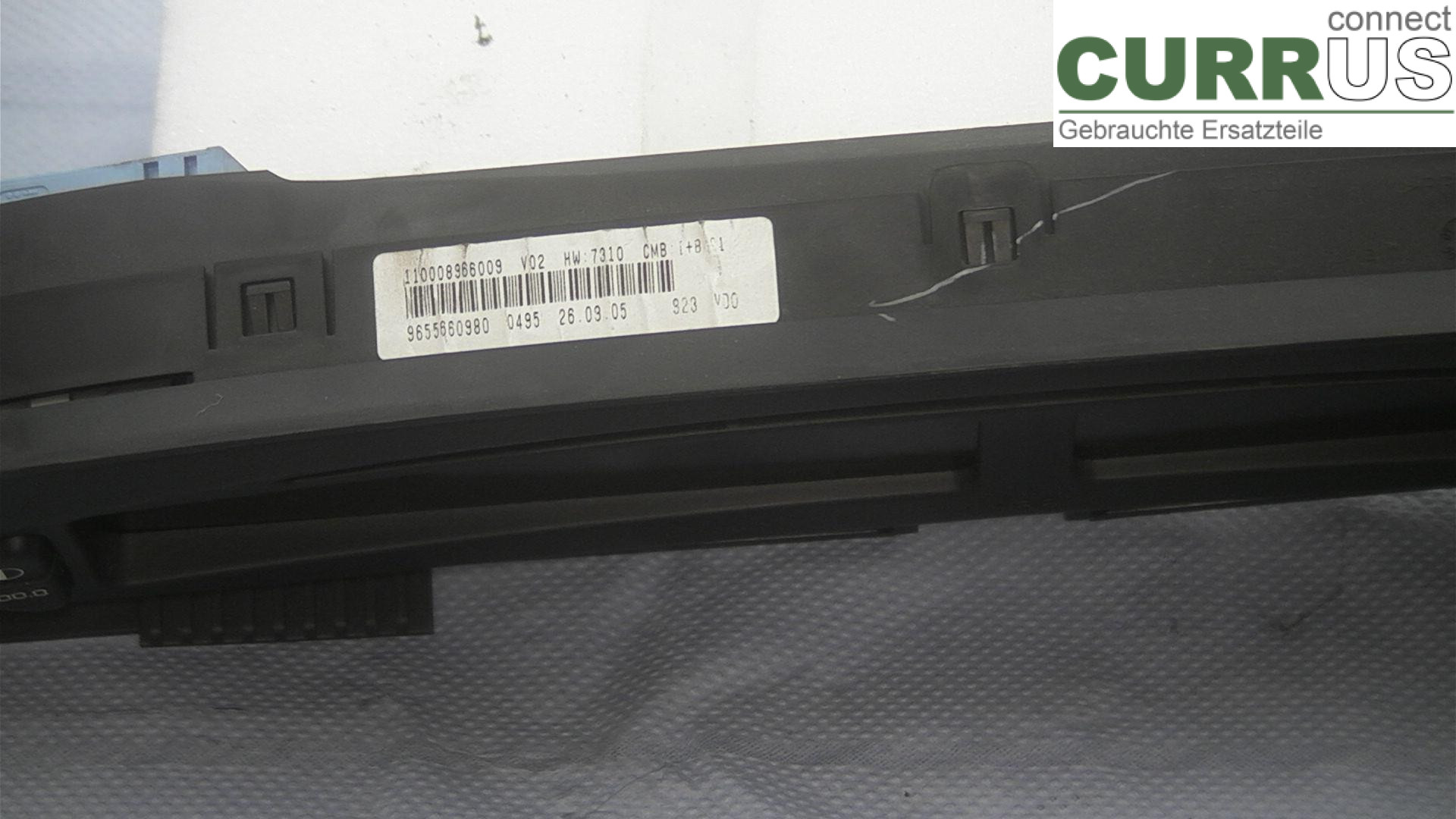  Instrument cluster / comb 9655660980 1.6EK
