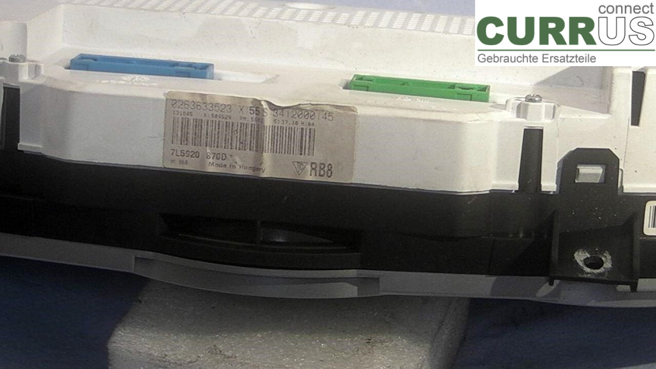  Instrument cluster / comb 7L5920870D 4.5EKV8