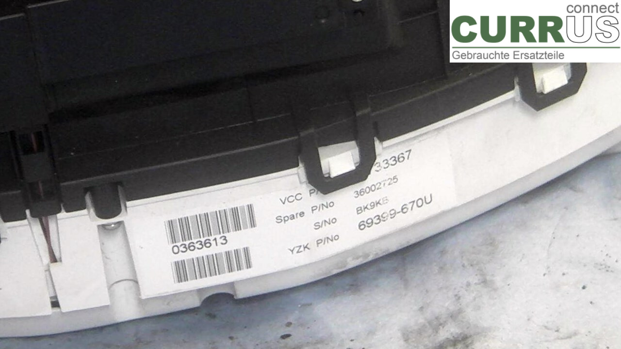  Instrument cluster / comb 30733367 2.4TDI