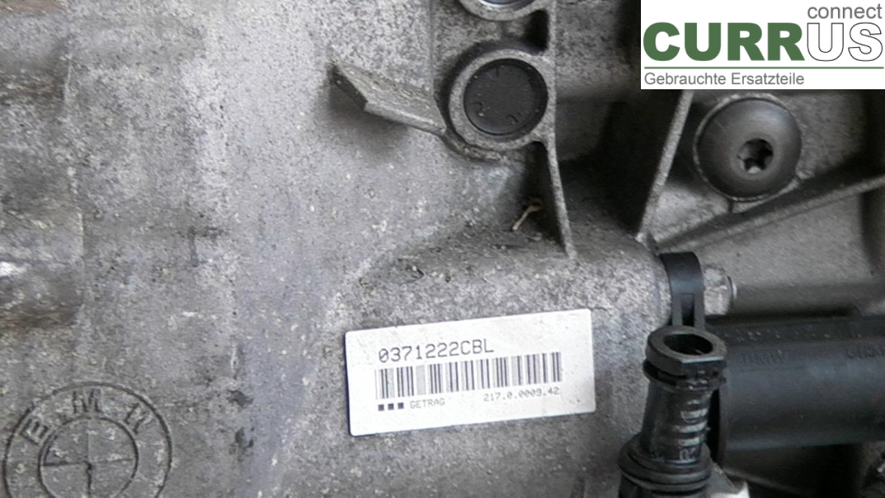  Gearbox (6-speed) 0371222CBL 318I  N43B20A 1.8 EDC4
