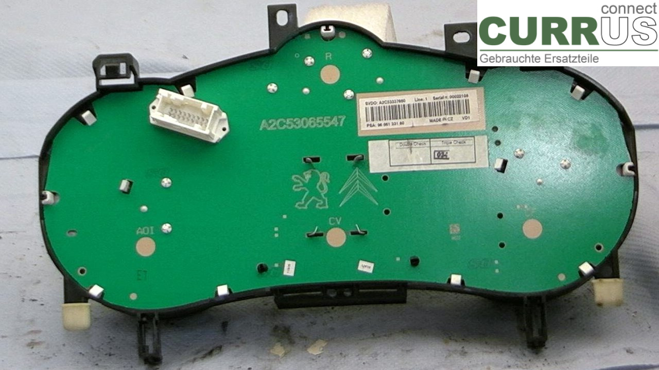  Instrument cluster / comb 9666133180 1.6HDI