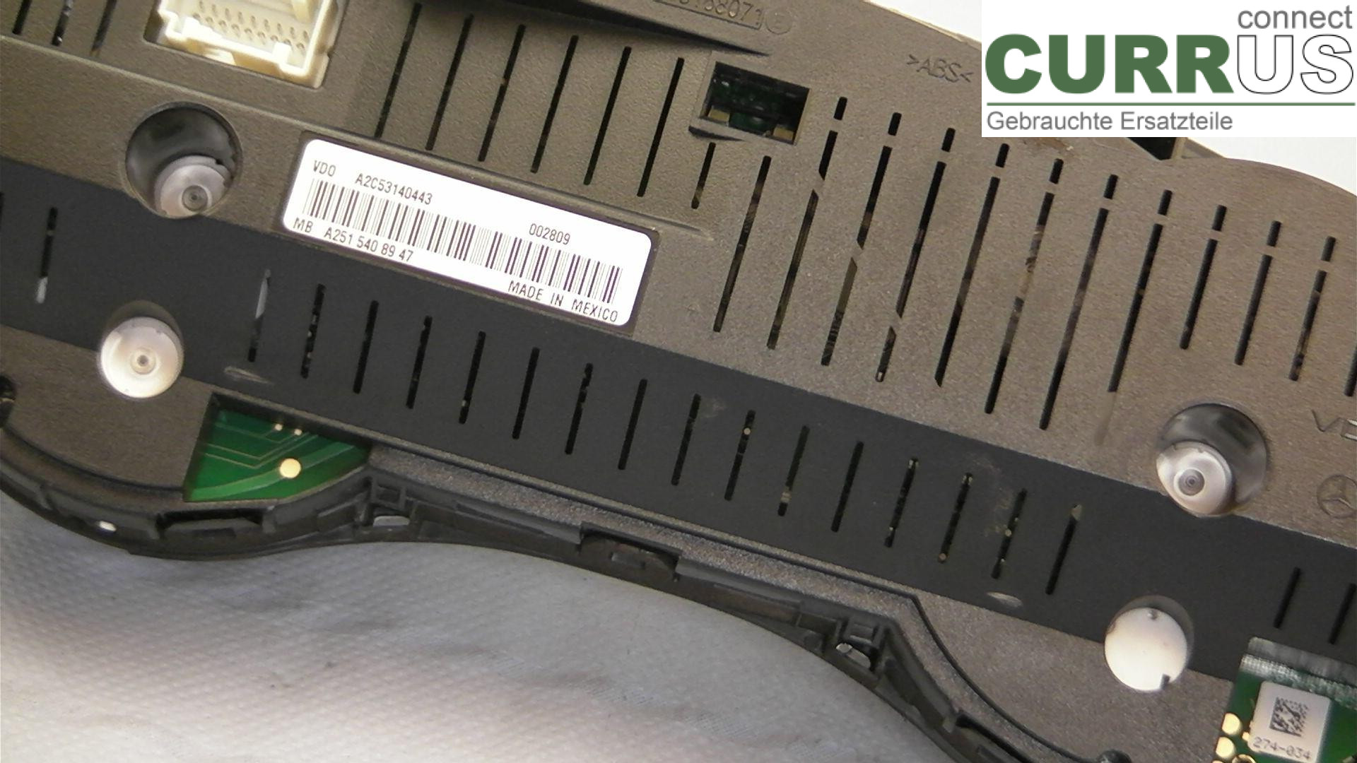  Instrument cluster / comb A2515408947 3.0CDI