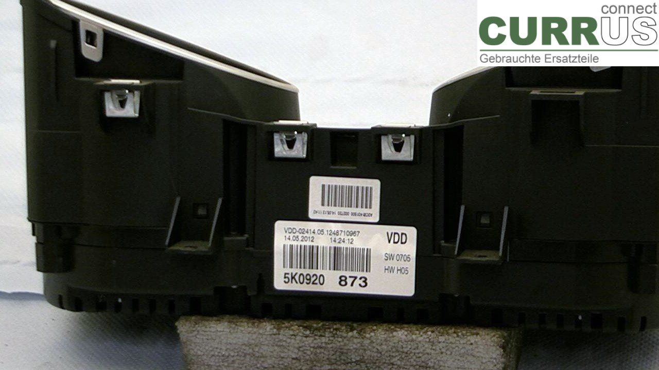  Instrument cluster / comb 5K0920873 1.4TEK4