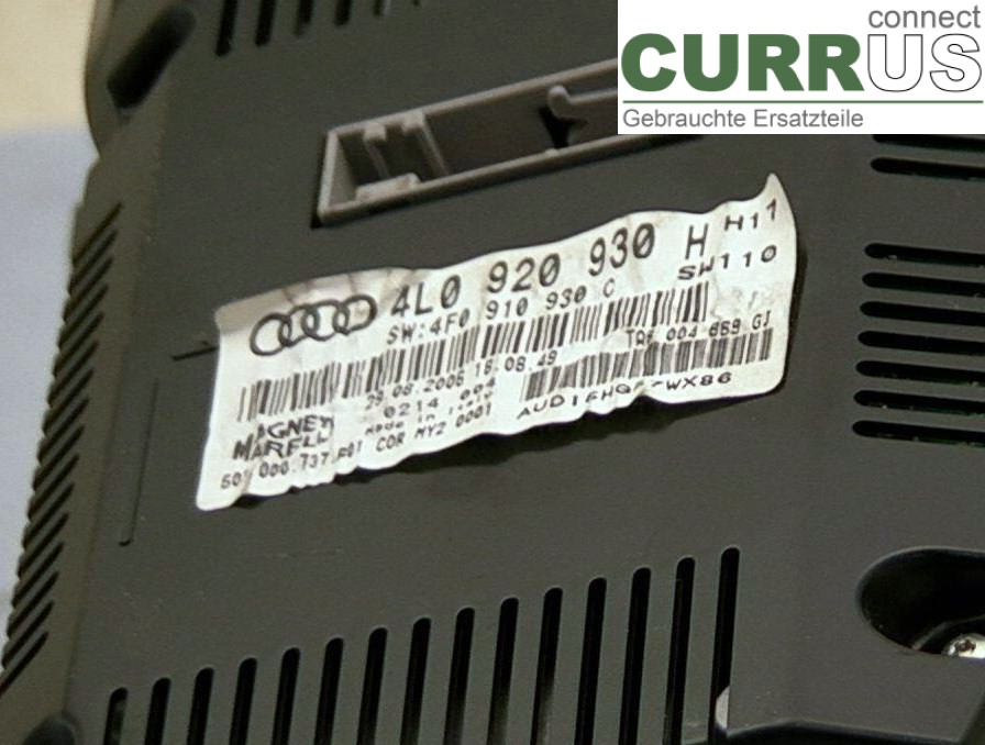  Instrument cluster / comb 4L0920930H 3.0TDI