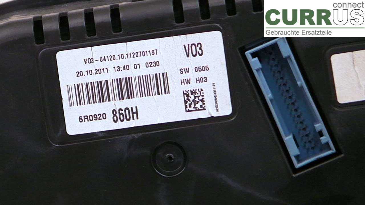  Instrument cluster / comb 6R0920860H 1.2EK4