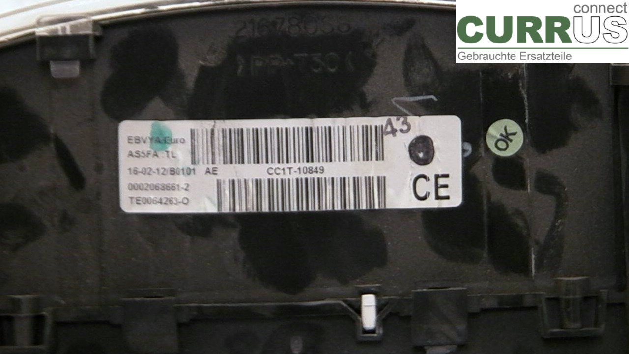  Instrument cluster / comb CC1T-10809 2.2TDCI