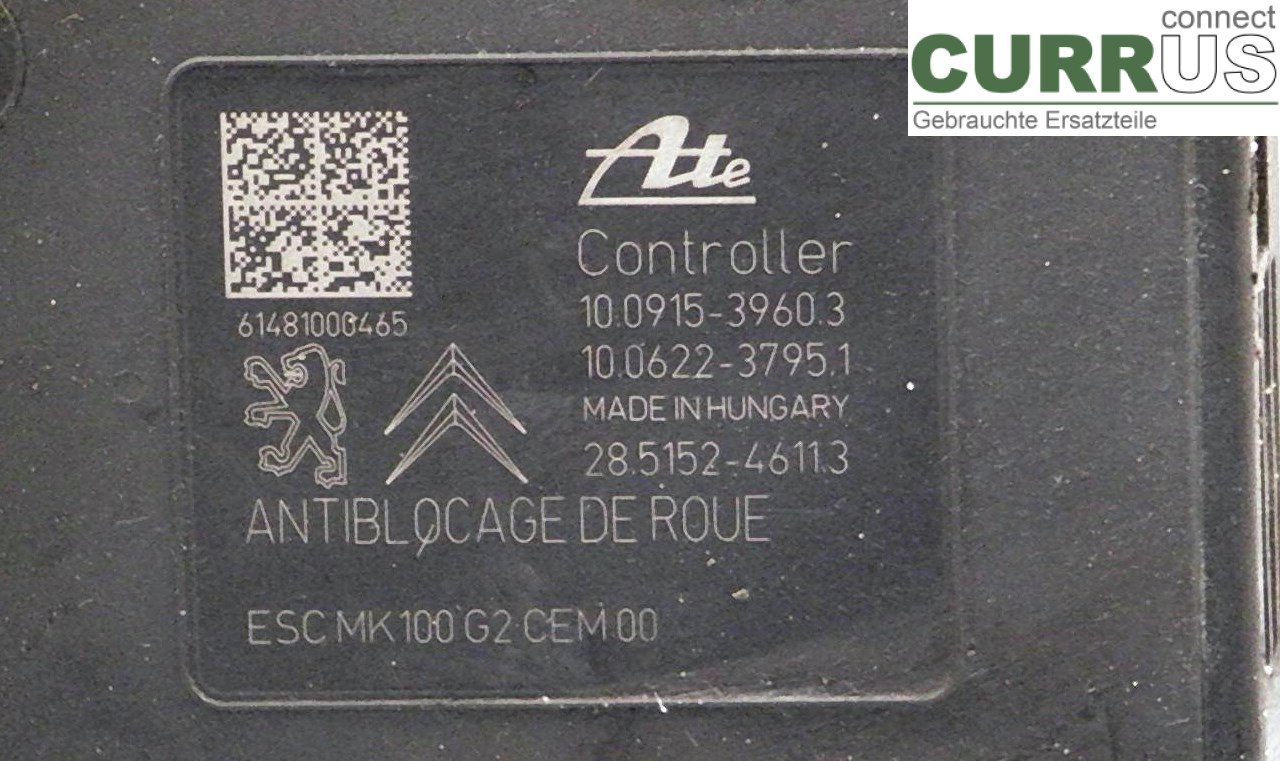  ABS hydraulisk enhed 9810293180 1.2EK