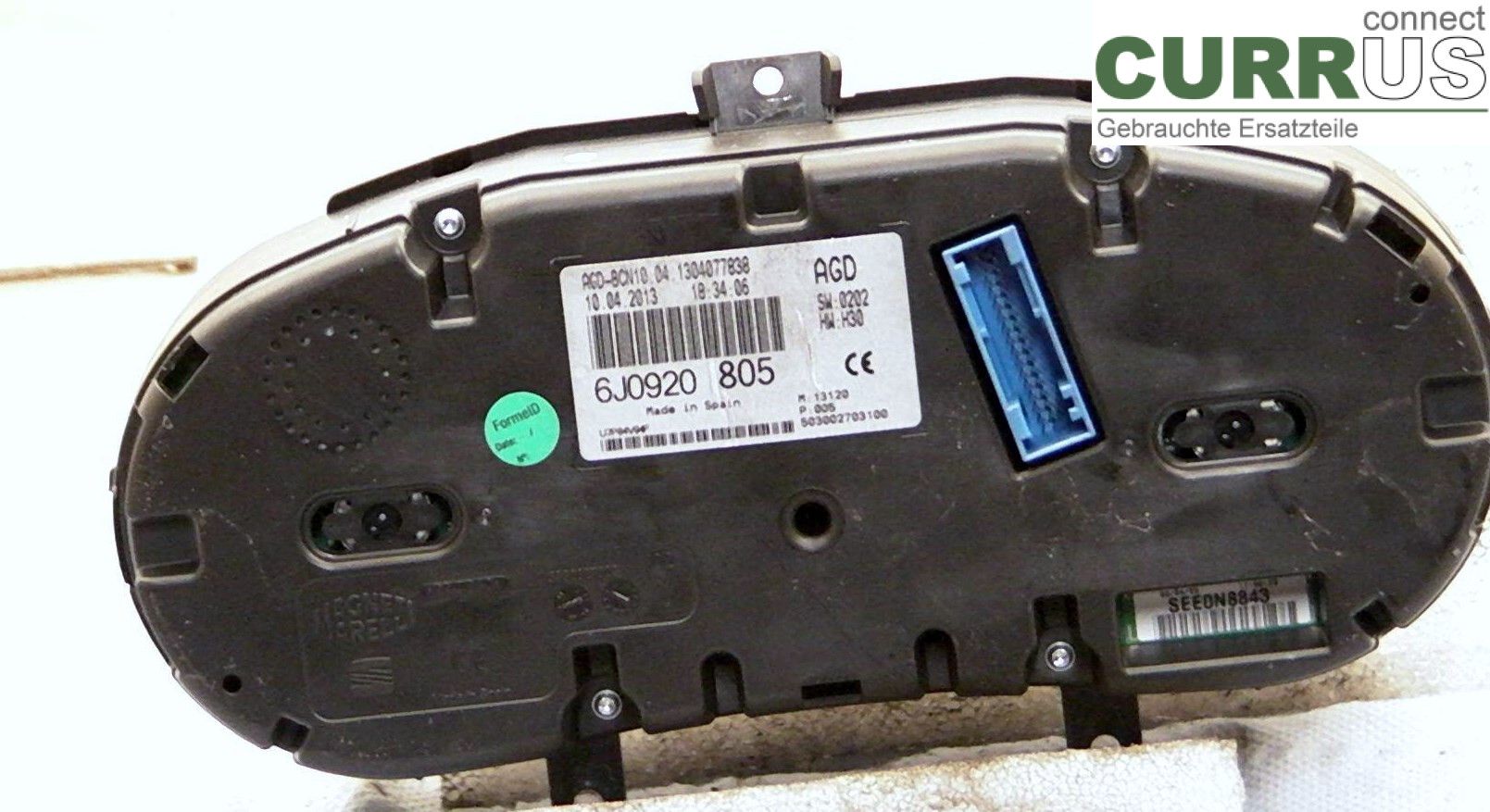  Bloc instruments / combiné 6J0920805 1.2EK4