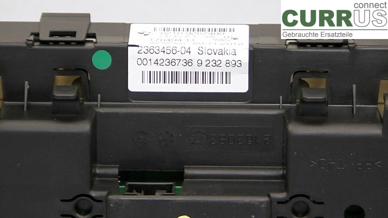  Instrument cluster / comb 62109287480 2.0TDI