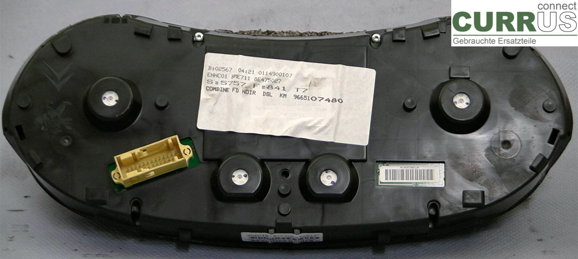  Bloc instruments / combiné 9665107480 1.6HDI