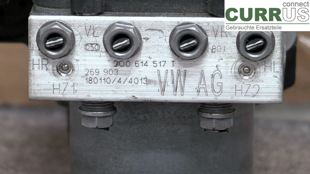  ABS Hydraulic unit 2Q0614517T 1.0TEK4
