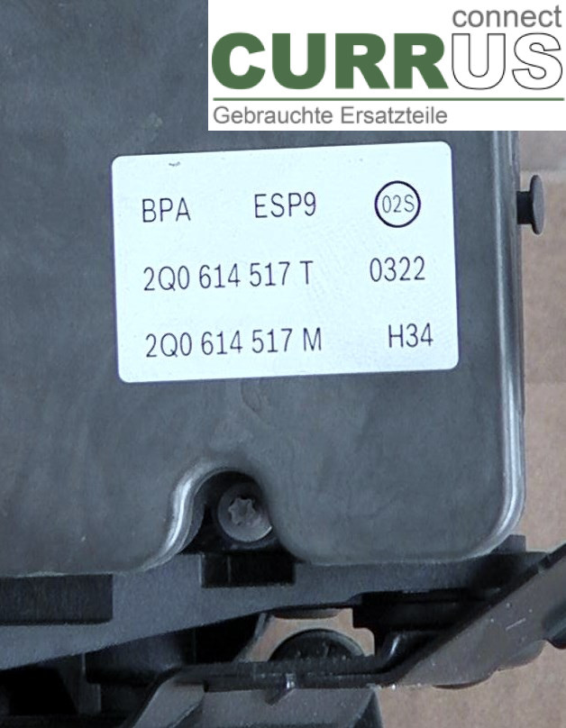  ABS Hydraulic unit 2Q0614517T 1.0TEK4