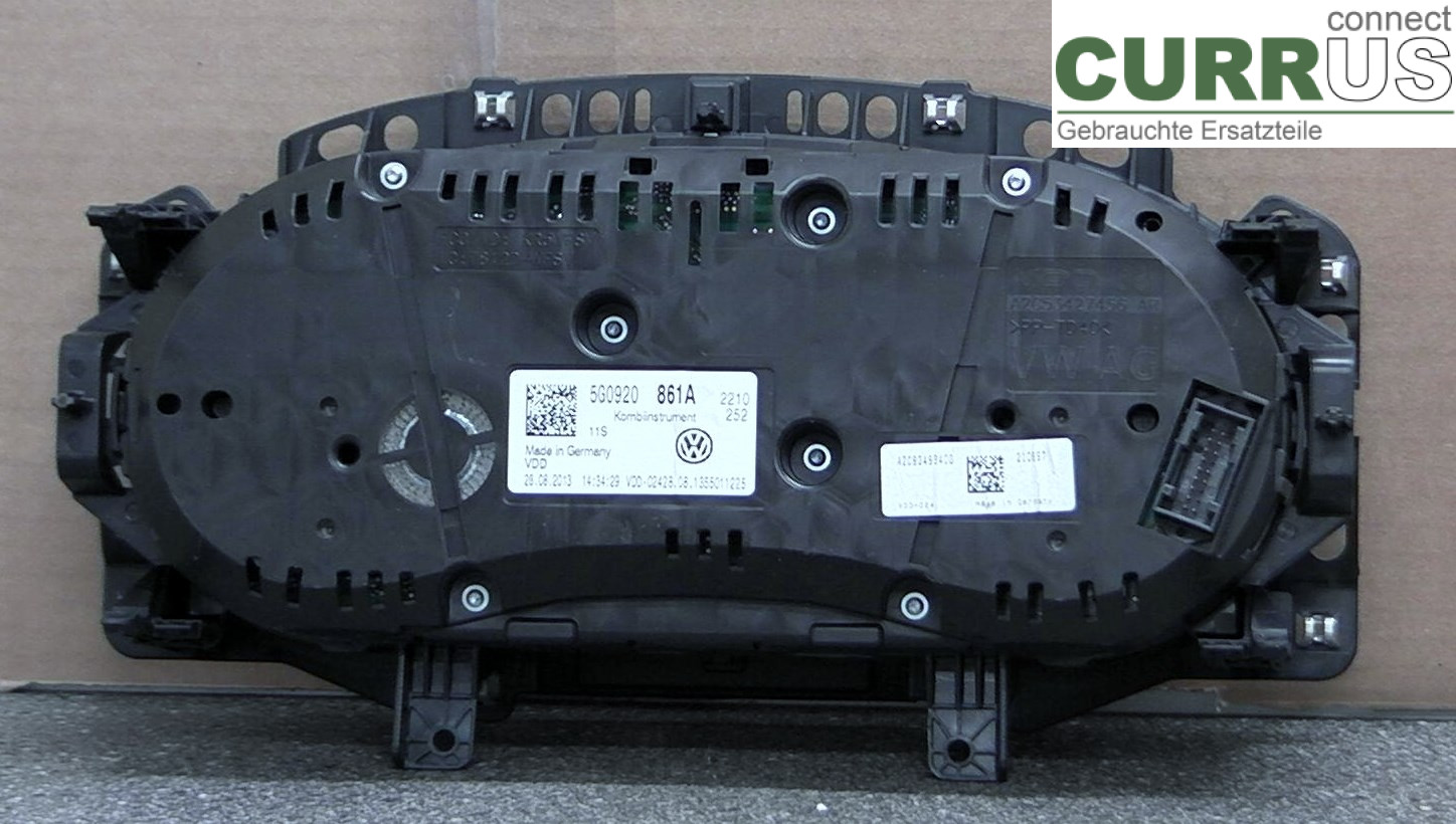  Instrument cluster / comb 5G0920861A 2.0TDI