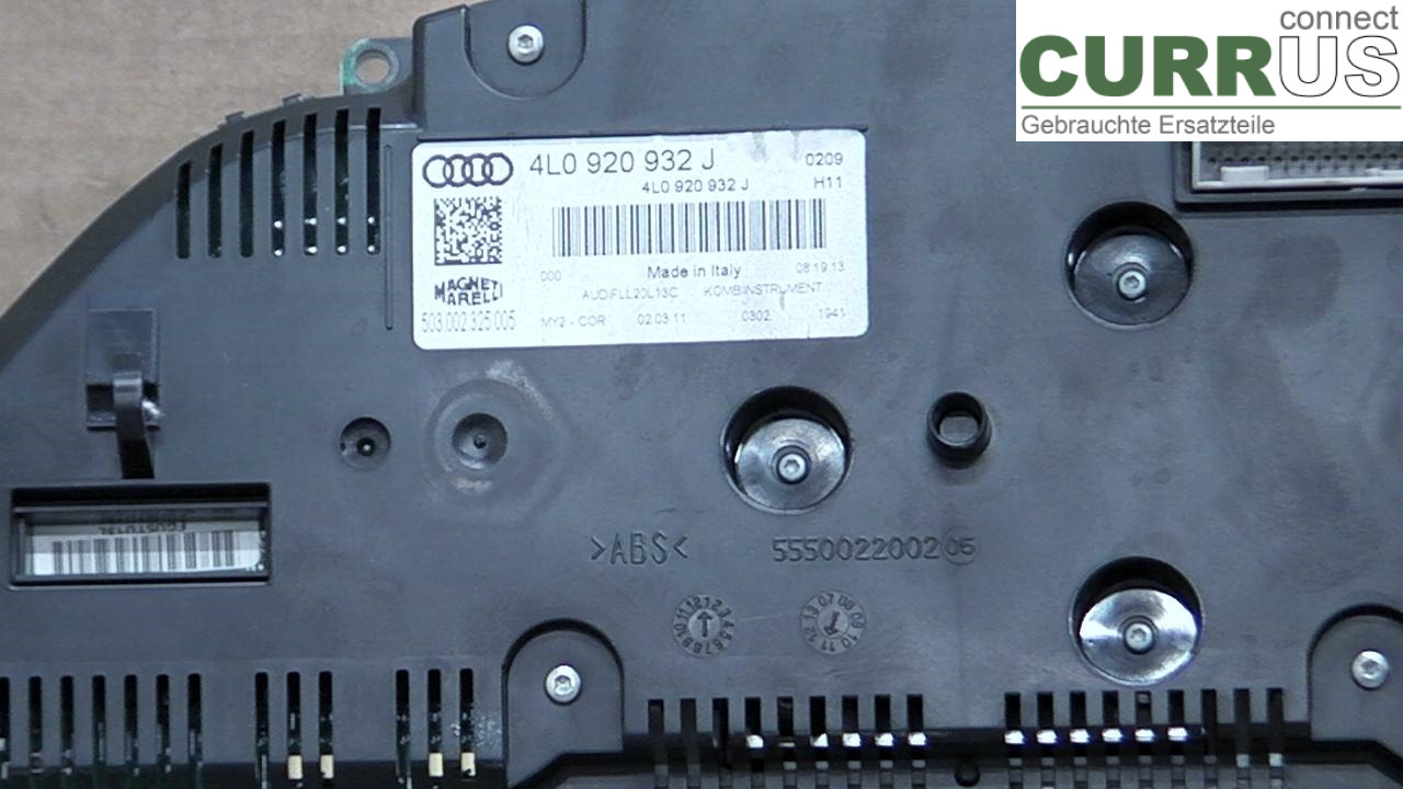 Bloc instruments / combiné 4L0920932J 3.0TDI