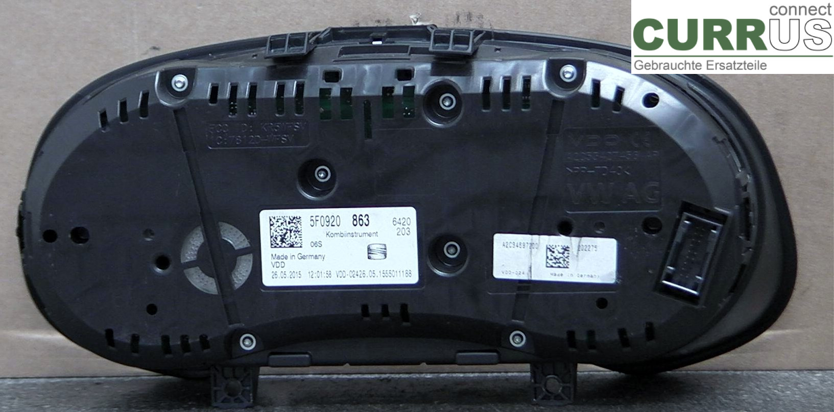  Instrument cluster / comb 5F0920863/LILLE RIDS 1.2TEK4