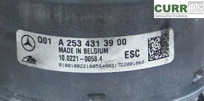  ABS Hydraulic unit A2539011600 2.2CDI
