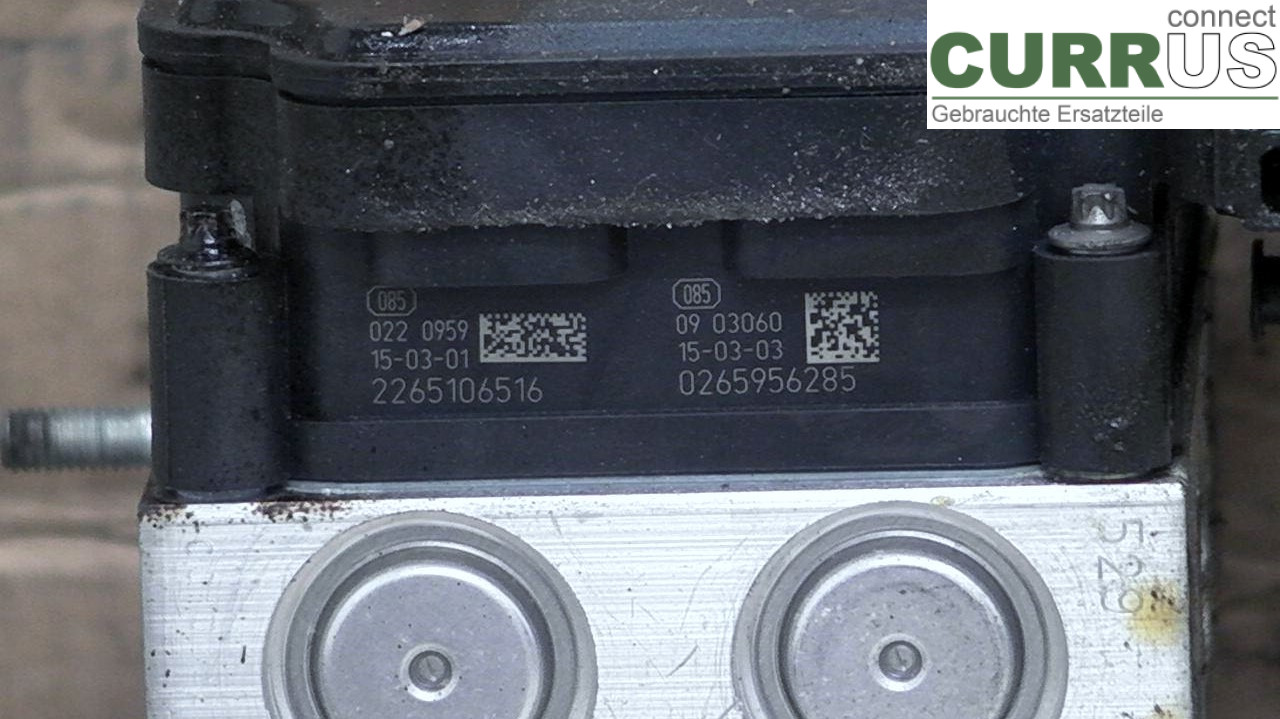  Unité hydraulique ABS 0265956285 1.5DCI