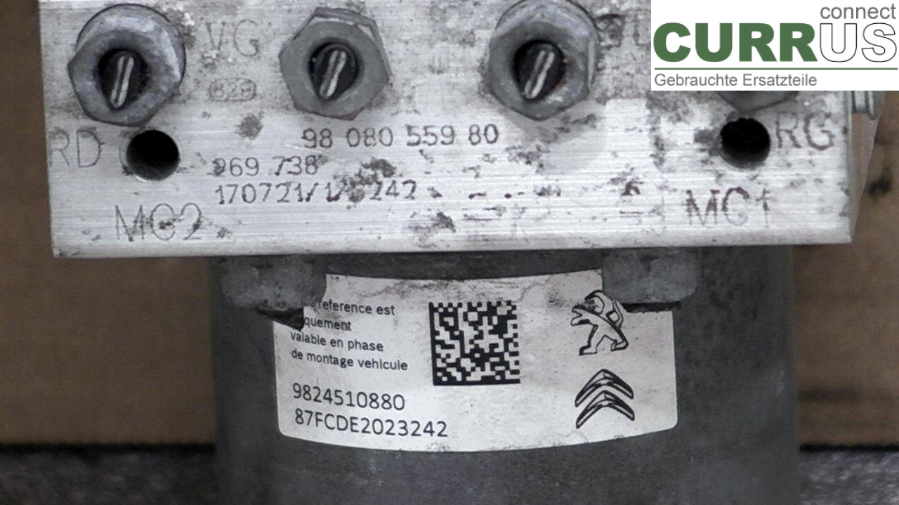  ABS Hydraulic unit 9824510880 2.0HDI
