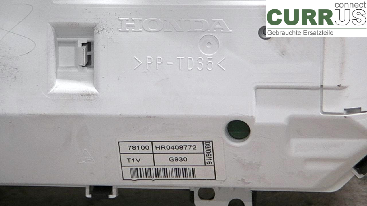  Instrument cluster / comb 78100-T1V-G930 1.6DCTI