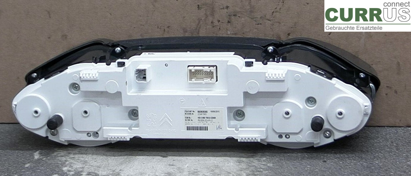  Bloc instruments / combiné 9809838380  1.6HDI