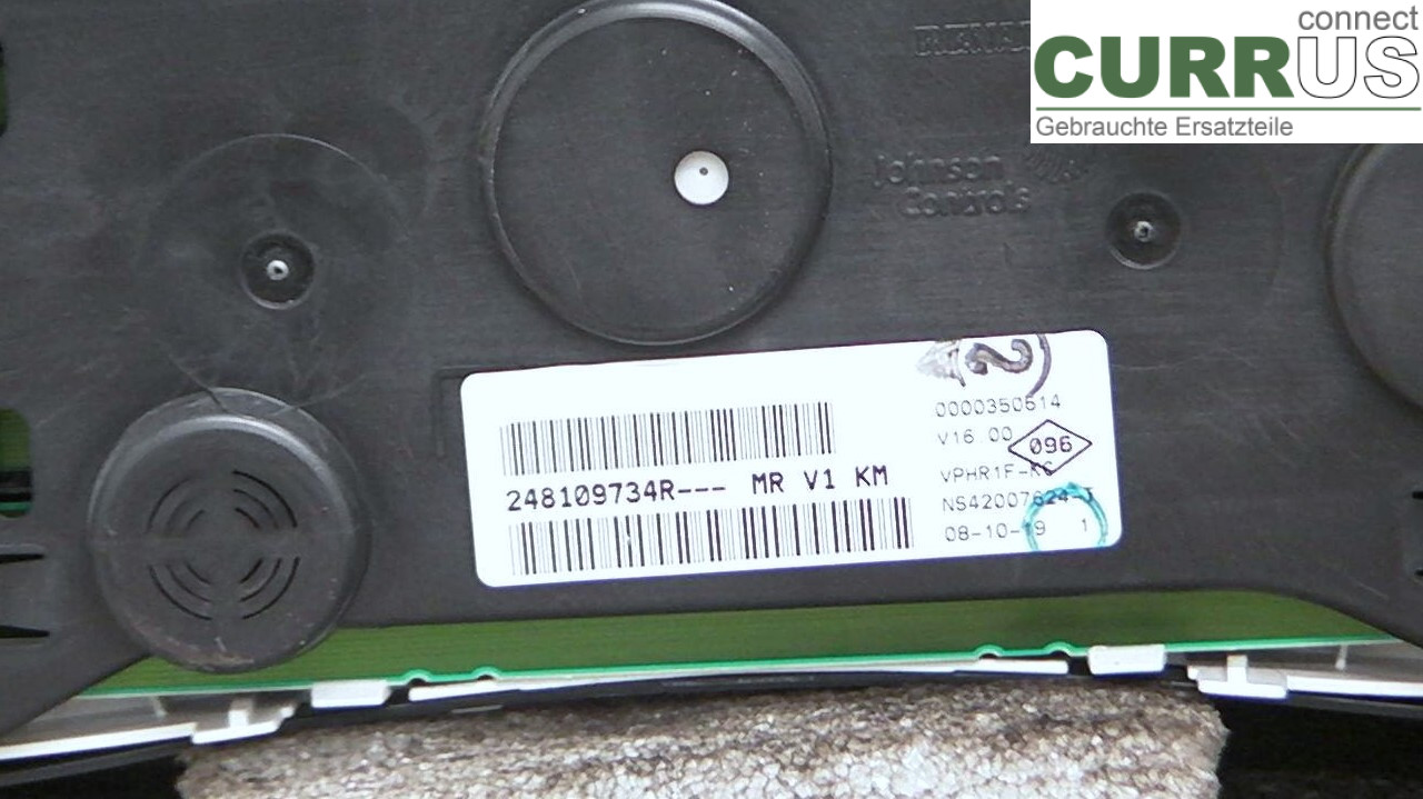  Instrument cluster / comb 248109734R 1.5DCI