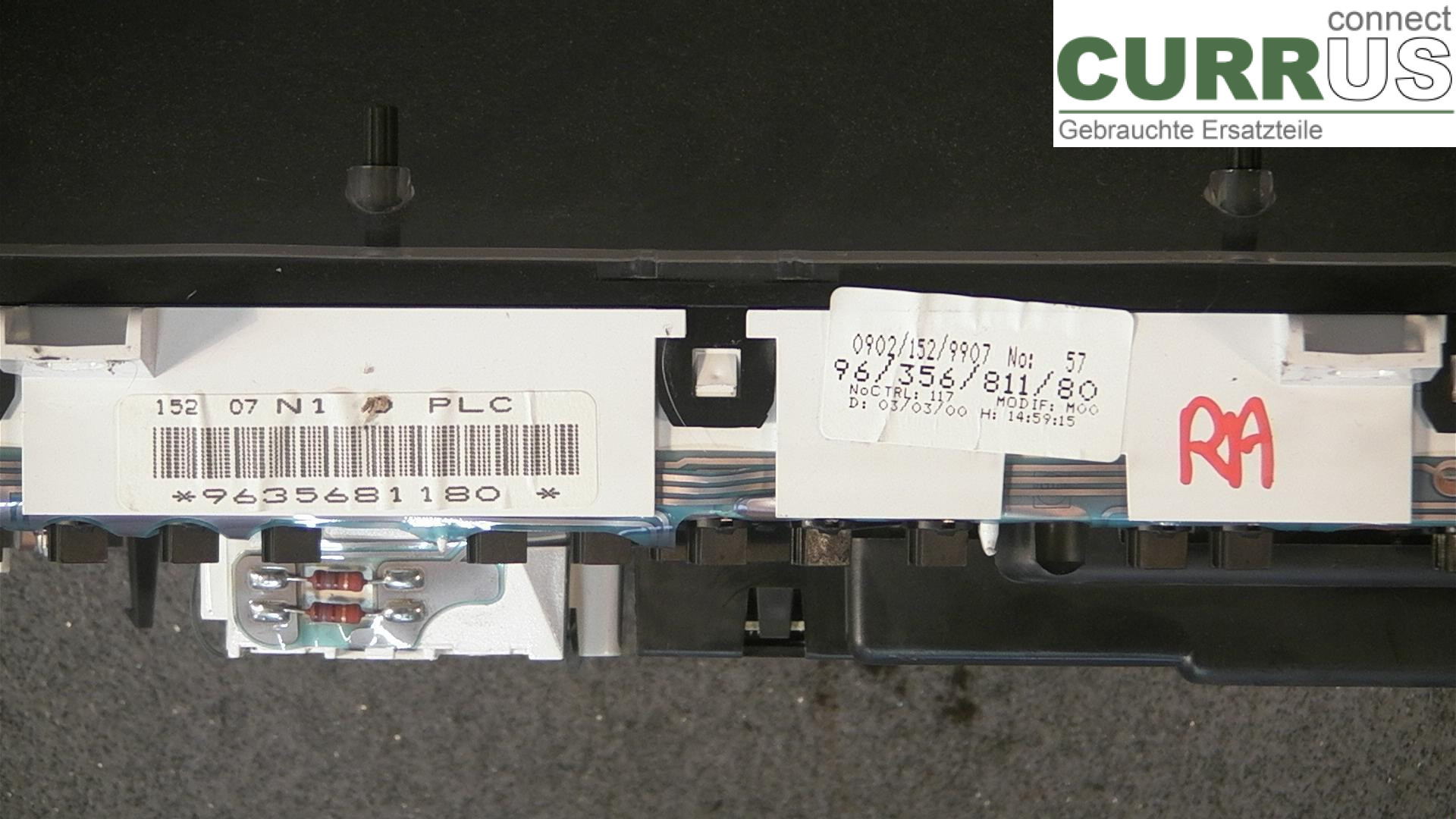  Instrument cluster / comb 9635681180 1.9D