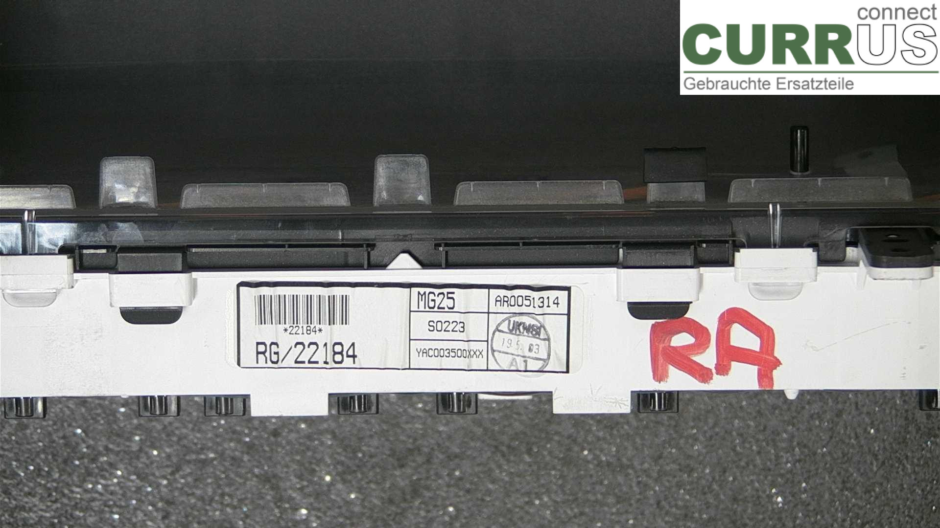  Instrument cluster / comb AR0051314 1.8EDC4