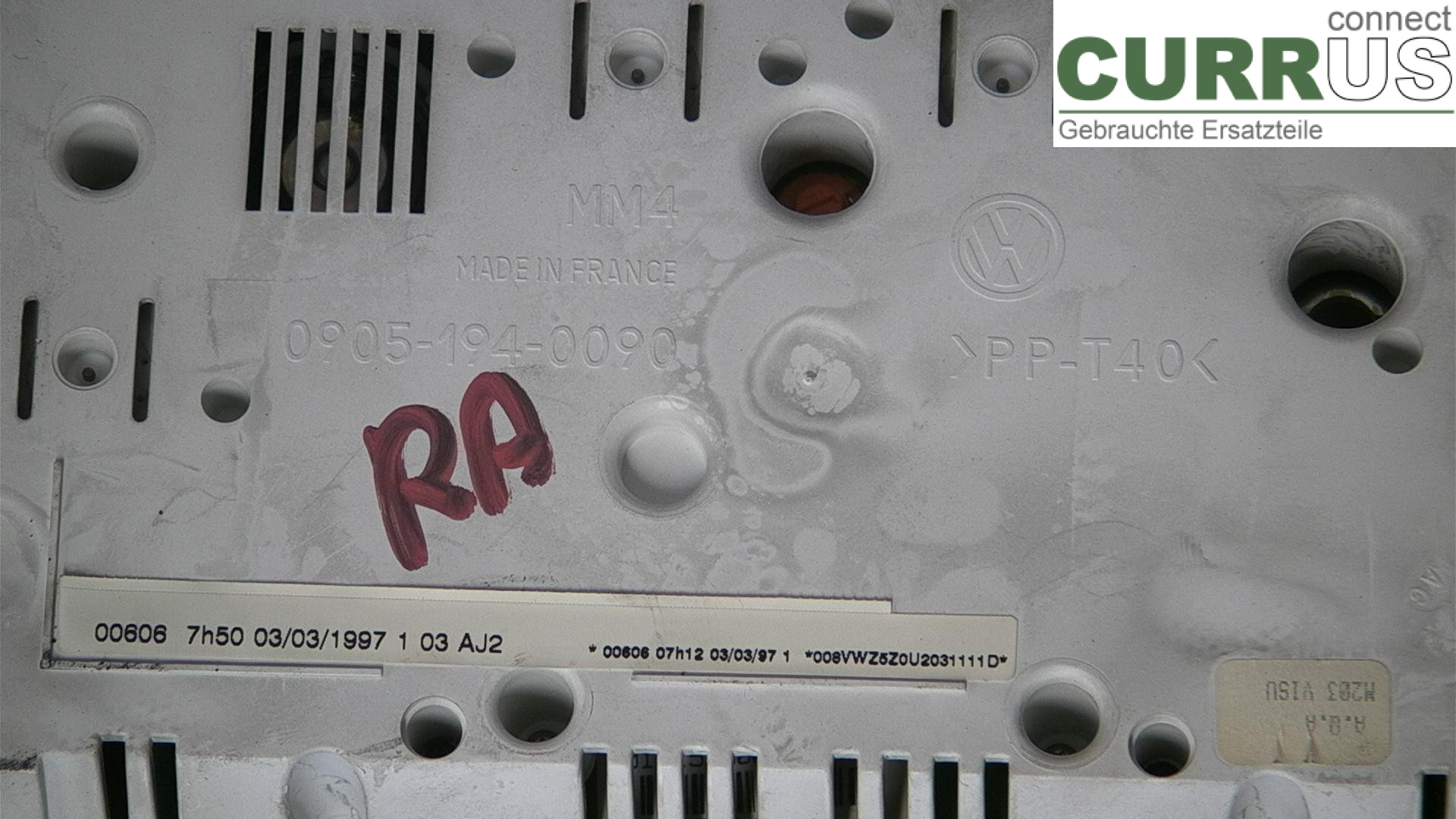  Instrument cluster / comb WVWZZZ3BZVE091823 1.9TDI