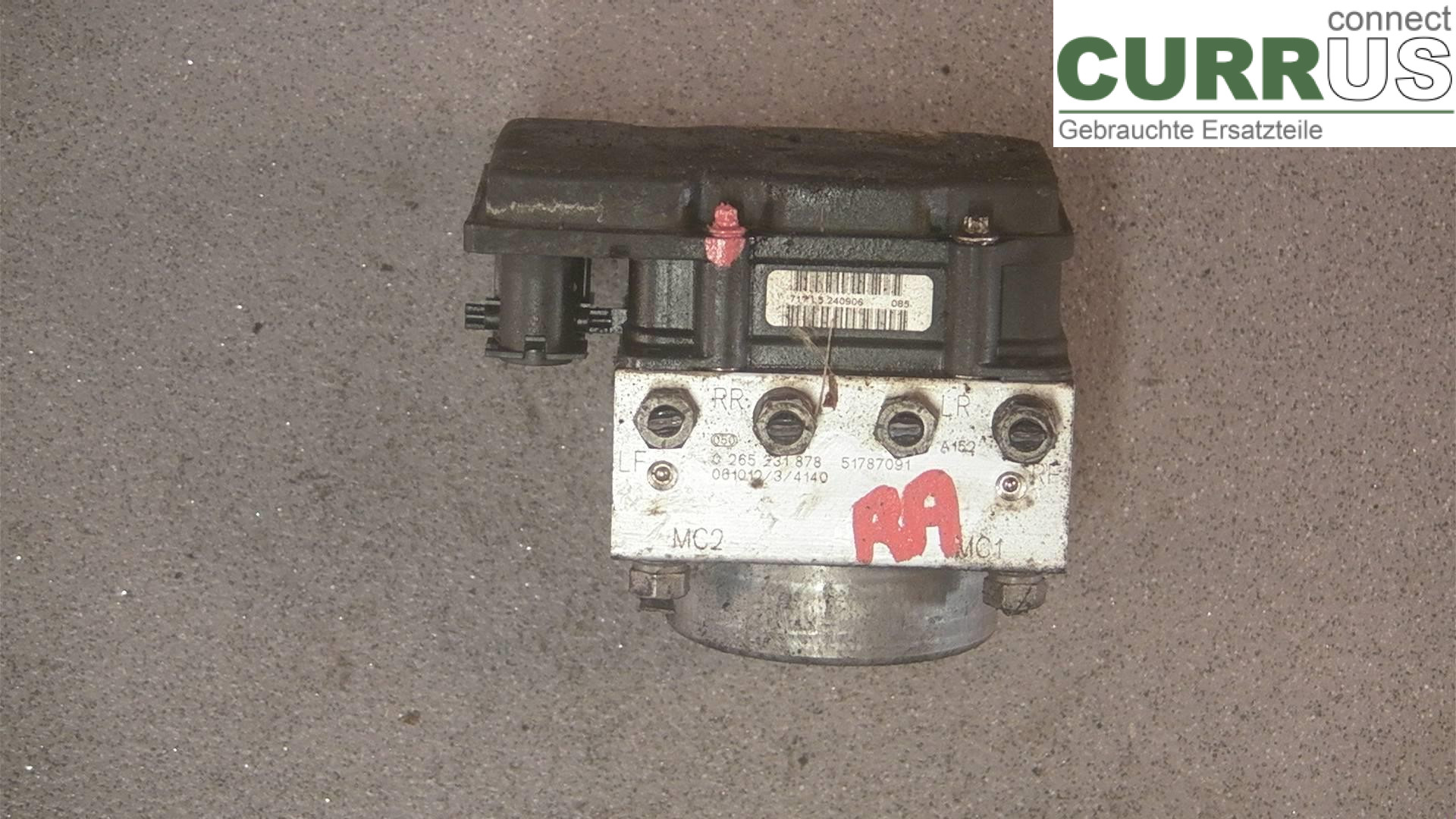  ABS Hydraulic unit 51787091 / 0265231878 / 0265800598 1.4EDC4