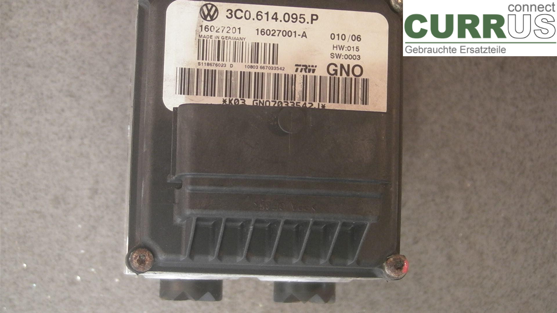  ABS Hydraulic unit 3C0614095P 16027001-A 2.0TDI