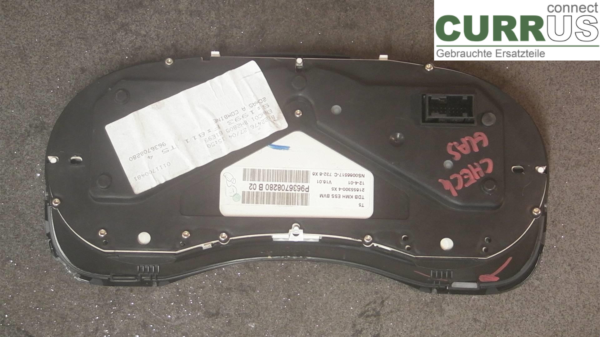  Instrument cluster / comb  1.6EK