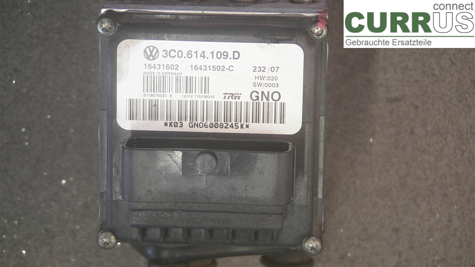  ABS Hydraulic unit 3C0614109D /16431602 /16431502-C 2.0TDI