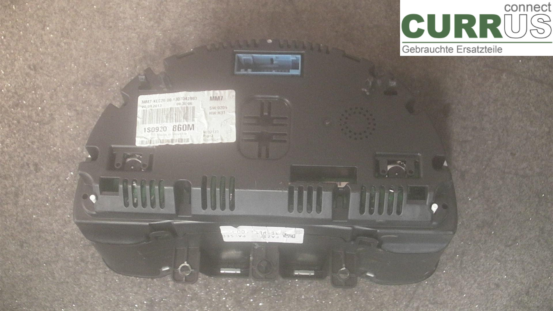  Instrument cluster / comb 1S0920860M 1.0EDC4