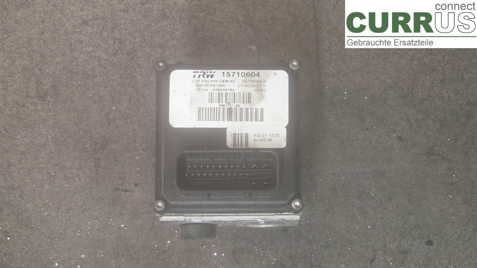  ABS Hydraulic unit 9661731180 / S118676001 N / 15710604 / ESP EBC 440 1.6HDI