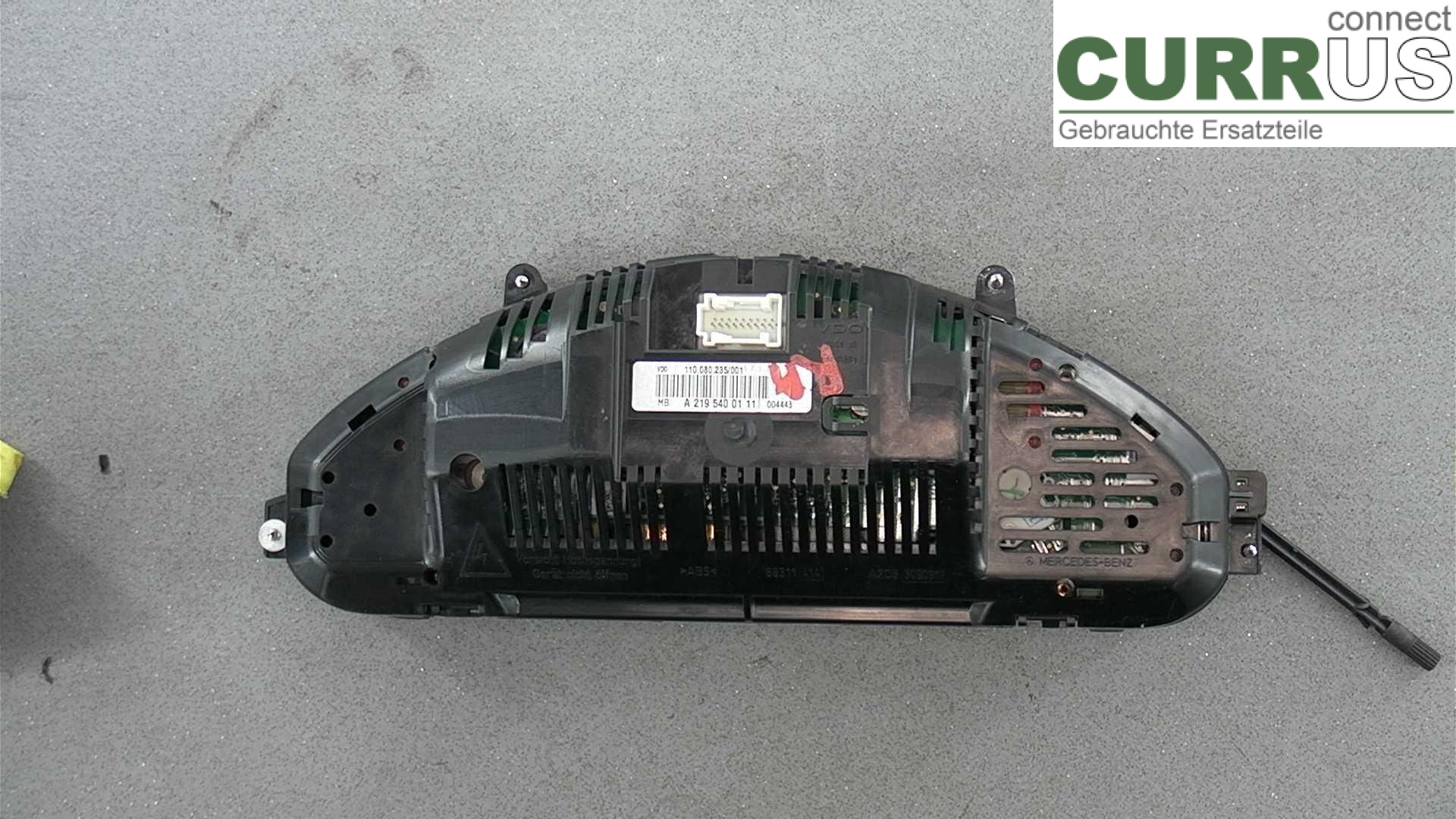  Instrumentenkombination A2195400111 5.5