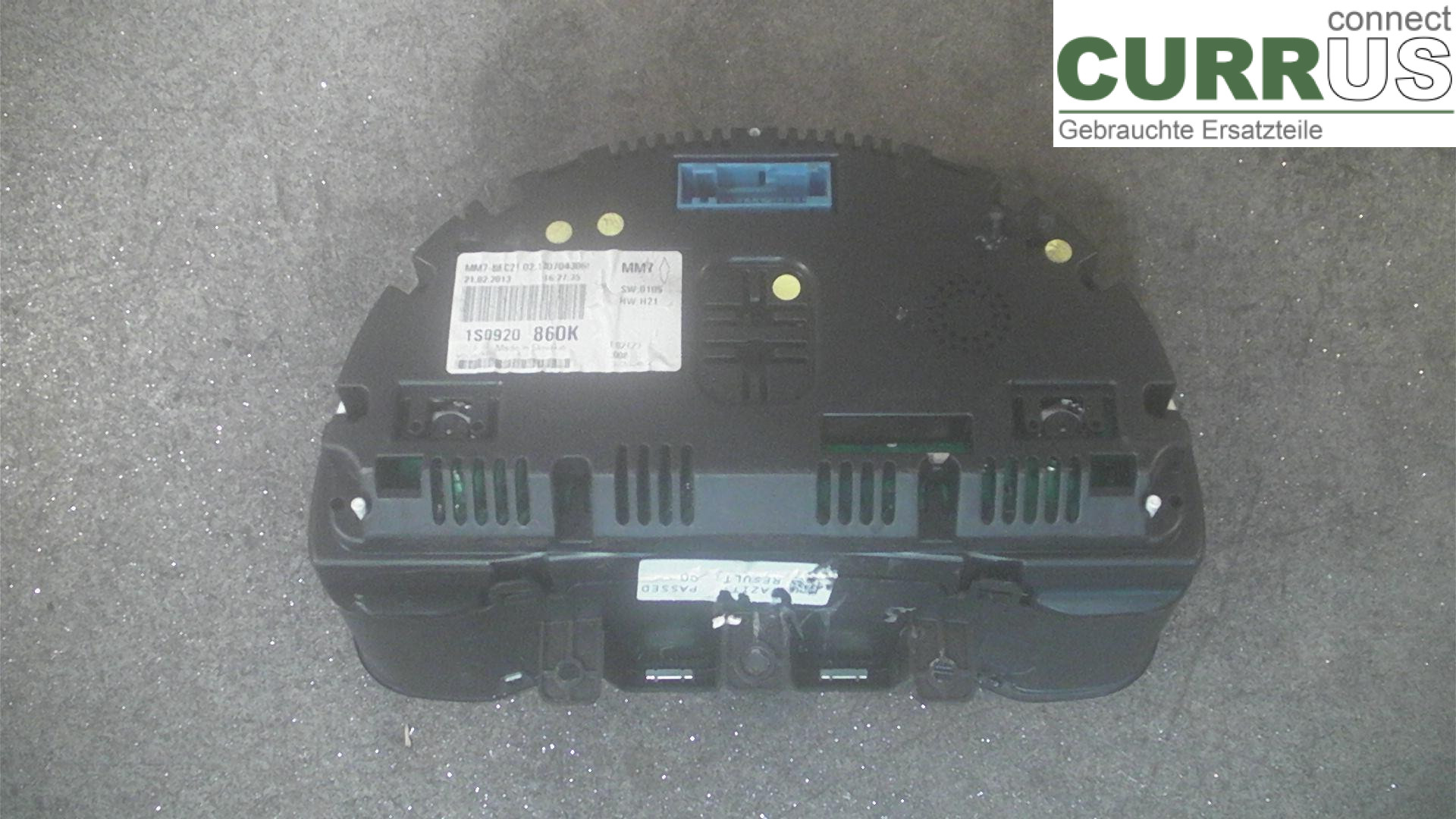  Instrument cluster / comb 1S0920860K 1.0EDC4