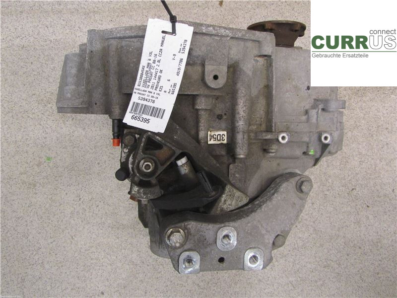 VW PASSAT CC  08-16 Gearkasse 6 gear 02Q300045AX 2,0L CCZA