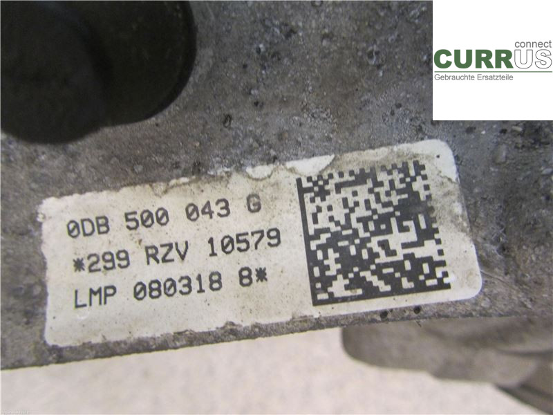 AUDI A4/S4  B9 16-19 Differential 0DB500043G 2.0L DETA