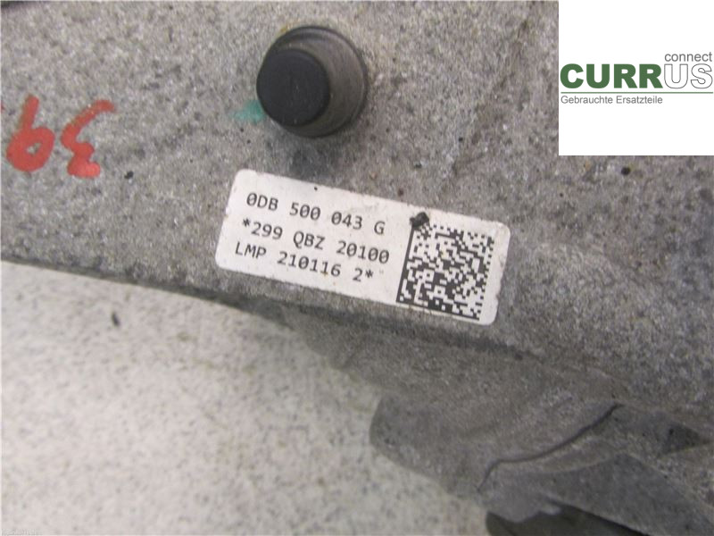 AUDI A4/S4  B9 16-19 Differential 0DB500043G 2.0L DETA