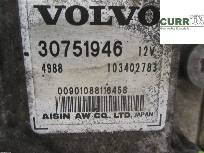 VOLVO V70      08-13 Gearbox (Automatic) 36050938 2.4L D5244T10