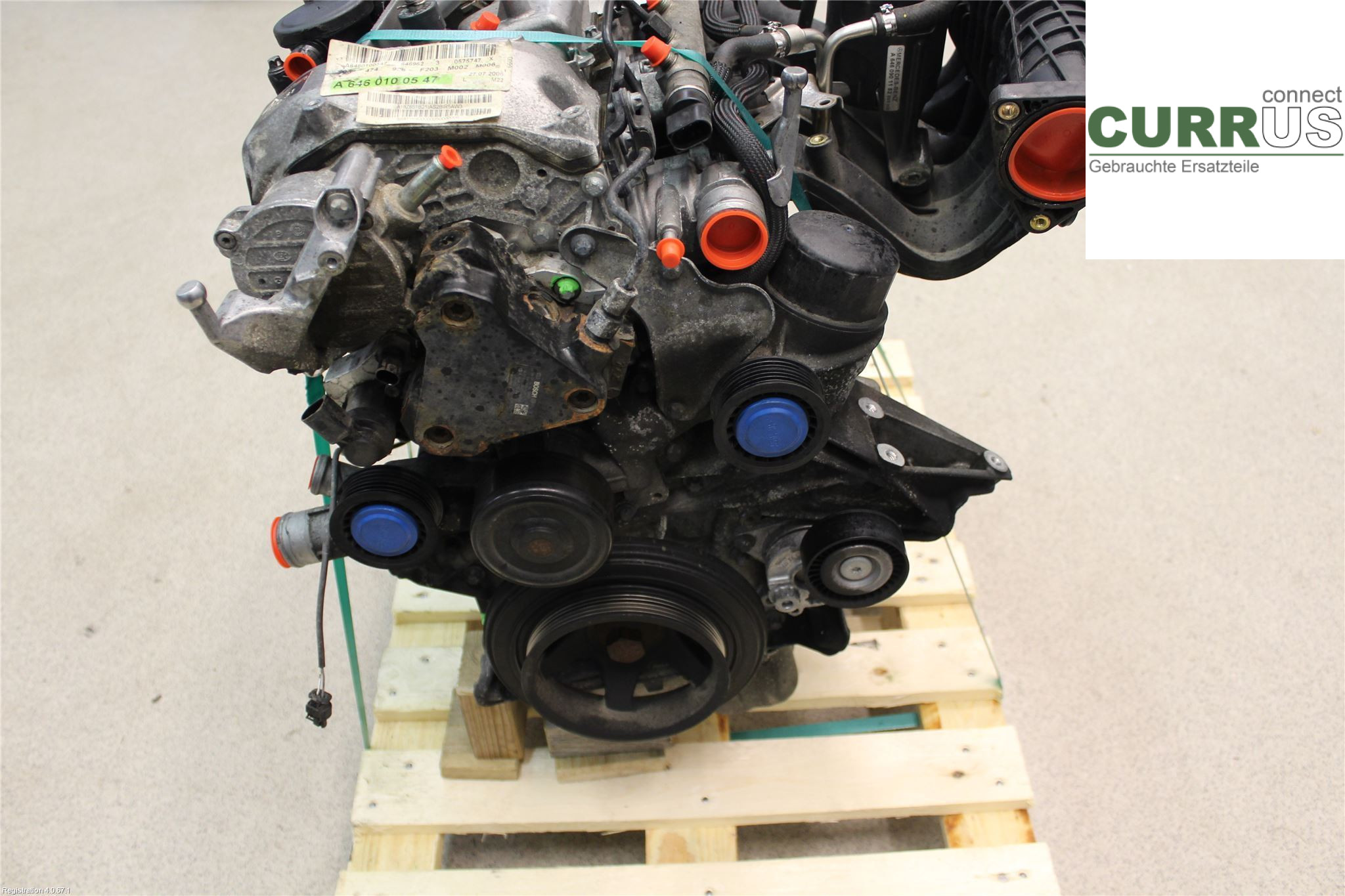 MB C (203)       00-07 Engine A6460104644 2.1L OM646.962