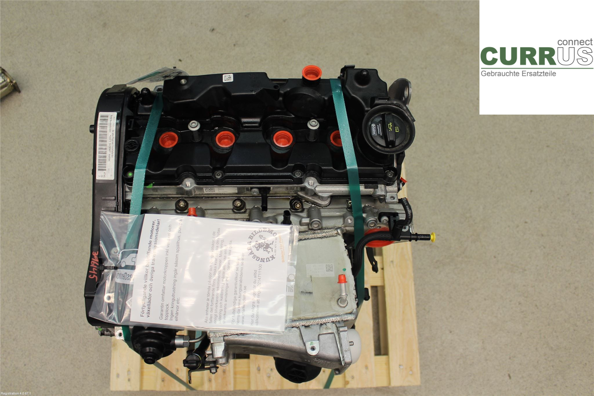 AUDI Q5  17- Motor 04L100091CX 2.0L DETA
