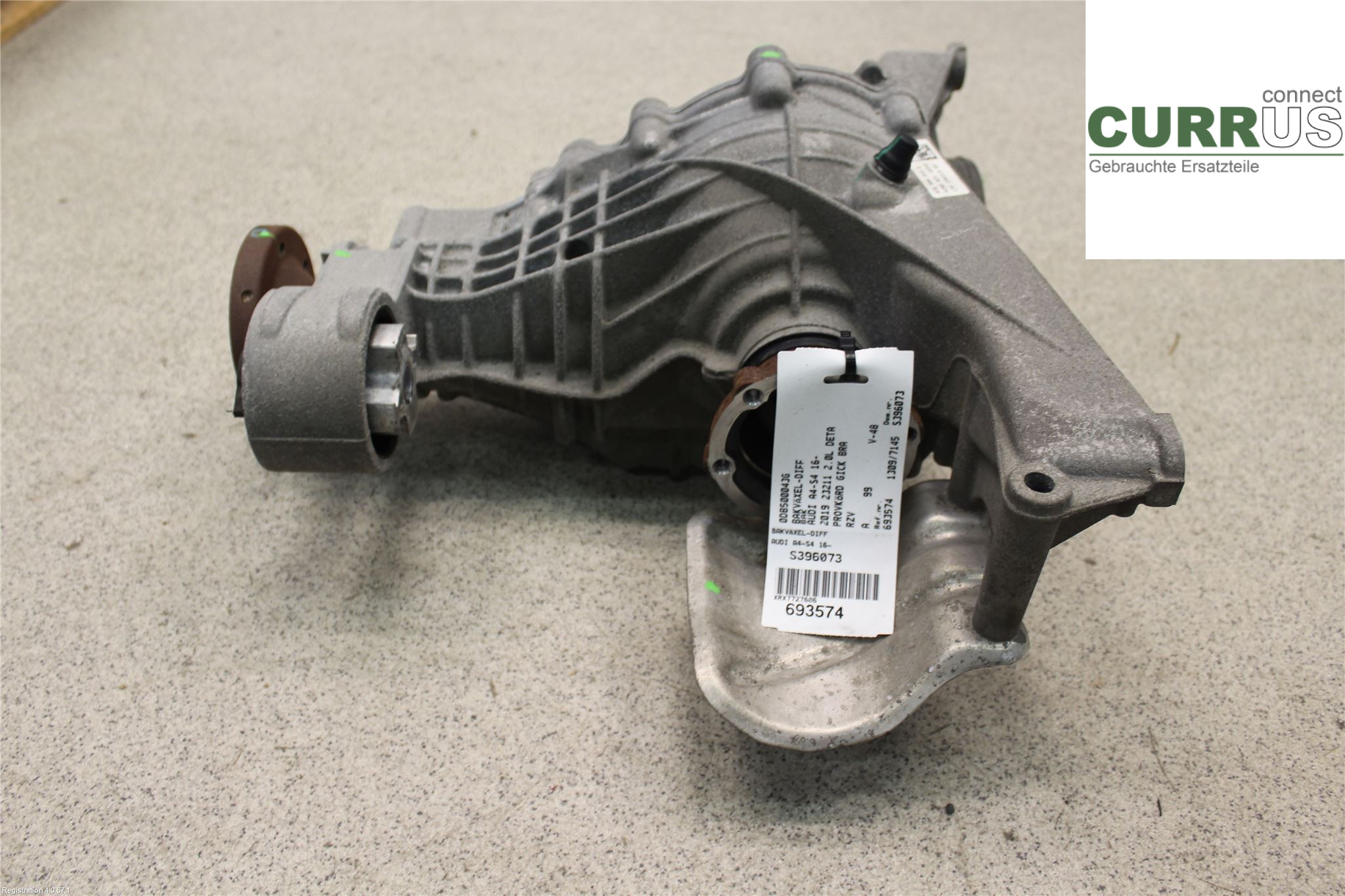 AUDI A4/S4  B9 16-19 Differential 0DB500043G 2.0L DETA