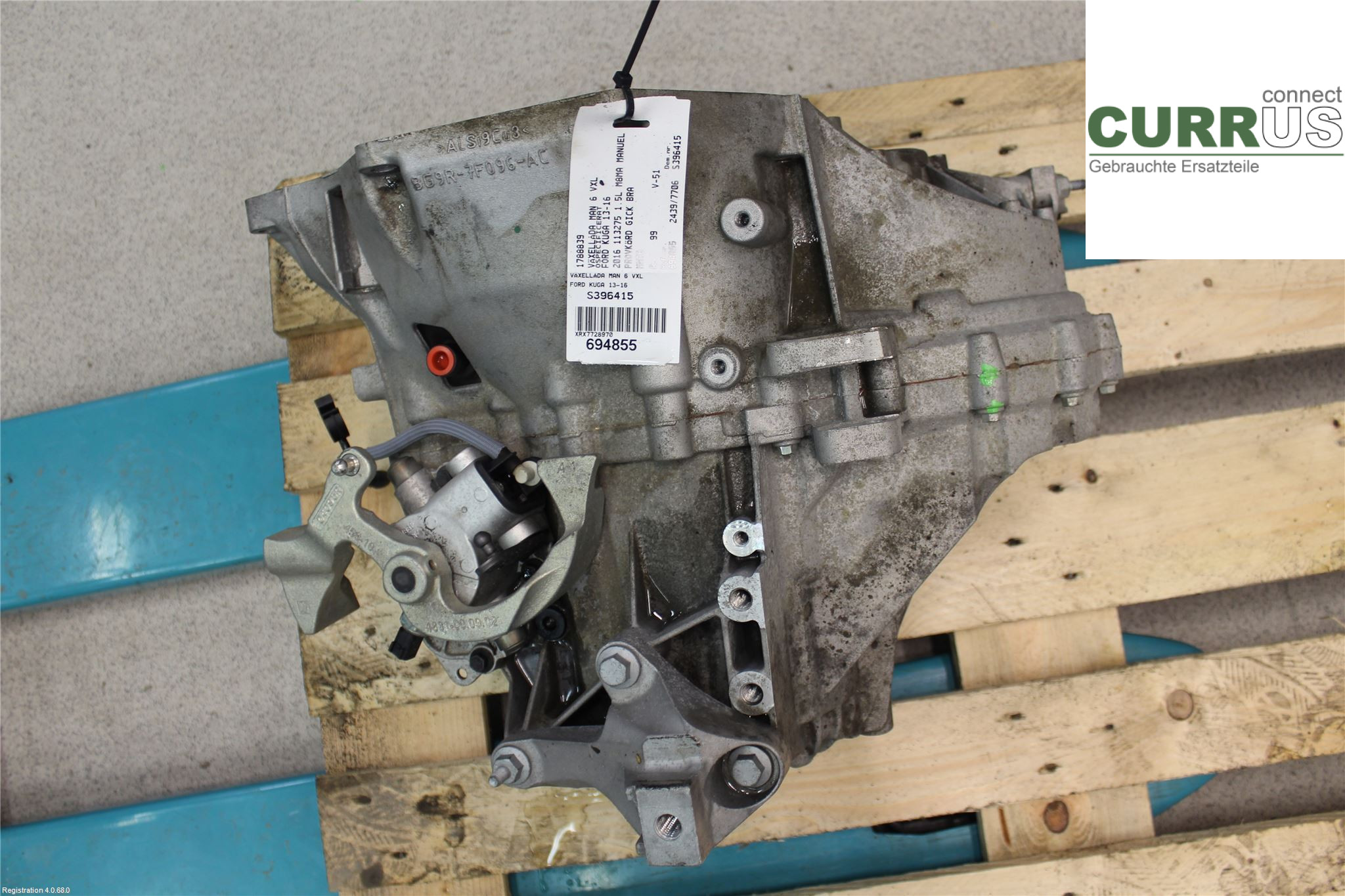 FORD KUGA  13-16 Gearbox (6-speed) 1788839 1.5L M8MA