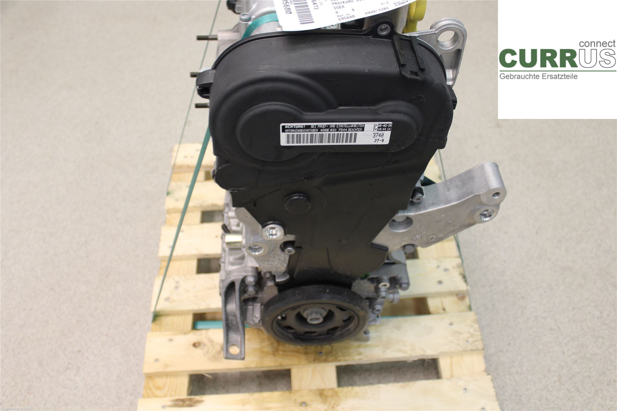VW GOLF / E-GOLF VII   13-20 Motor 04E100038FX 1.4L DGEA