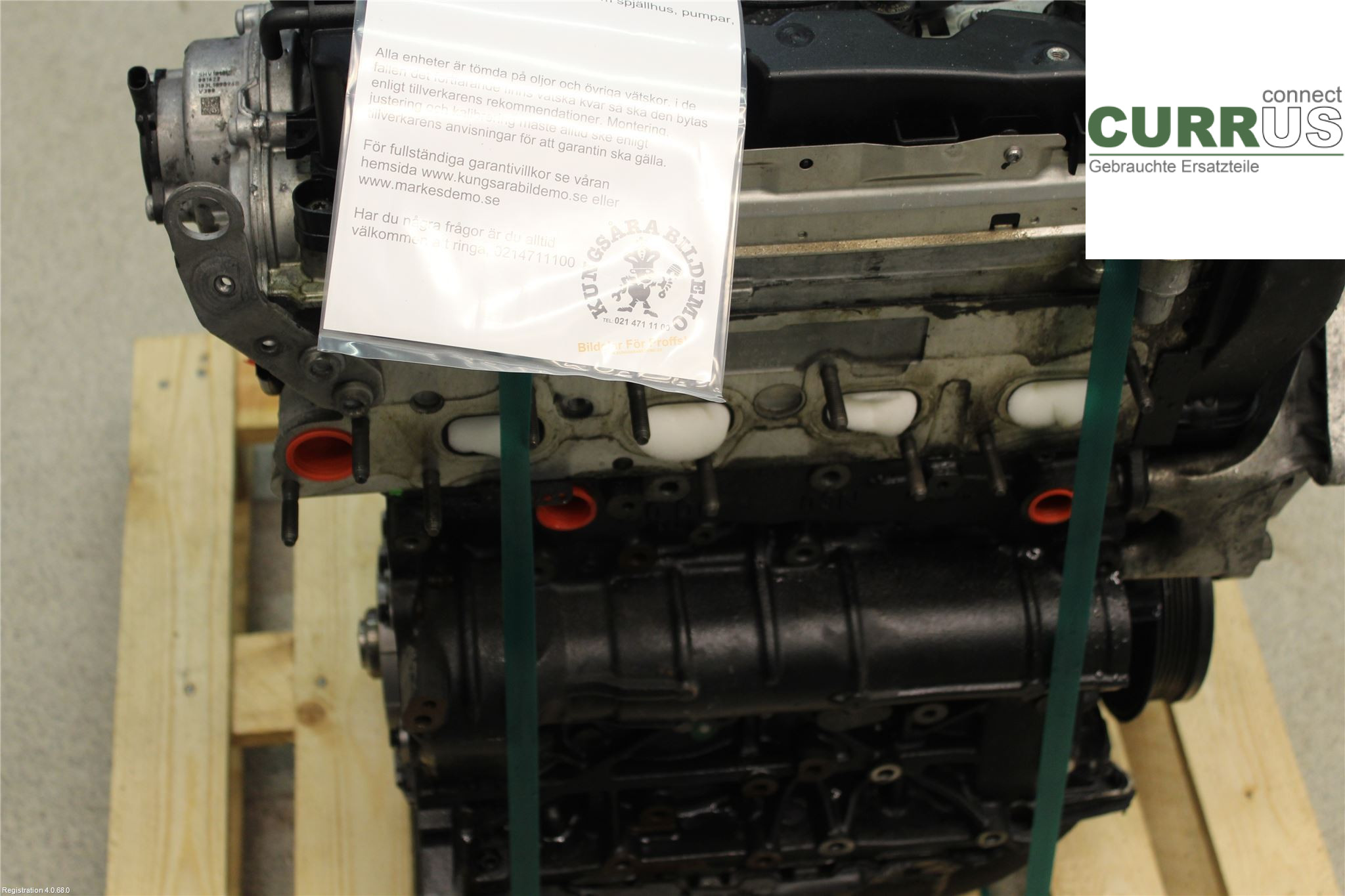 VW PASSAT  15-19 Motor 04L100035AX 2.0L DDAA